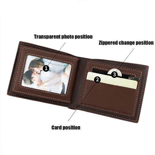 极速Fashion Leather Wallet Men BLuxury Slim Coin Purse Busin