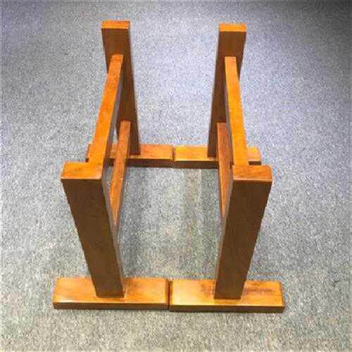 极速奥坎巴花黄花梨实木大板支架桌腿桌脚支架脚木质桌.子脚架原