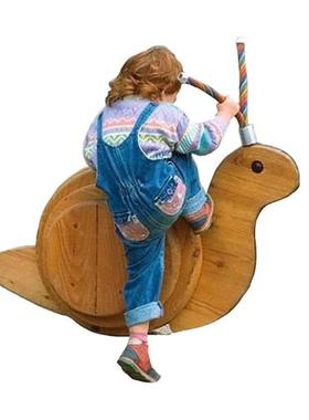 木屋滑梯儿童乐园游艺设施无动力乐园木质游乐设备原木装置定制