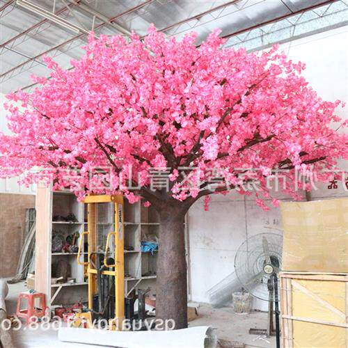 大型仿真樱花拱门形大型假树摄影舞台装饰道具仿真植物樱花假