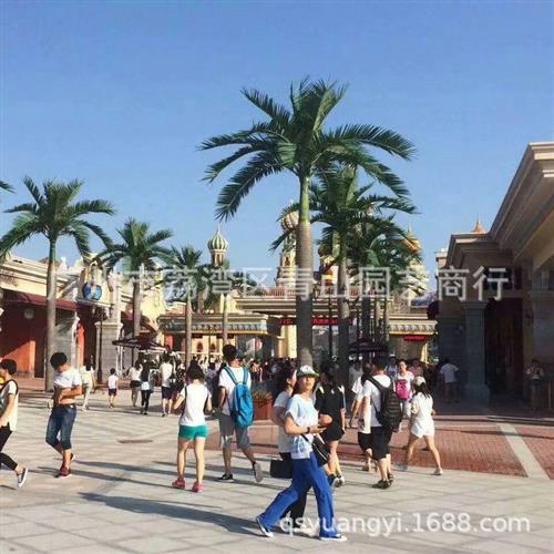 棕榈树仿真椰子树室外造型植物观景摆设假树装饰树厂家供应