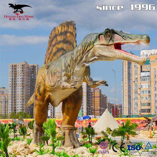 大型户外仿真恐龙机械模型可动可发声可互动源头恐龙制作厂家
