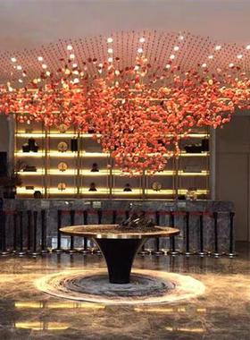 非标创意红宝石吊灯售楼部大堂沙盘吊顶灯商会客厅艺术装饰灯