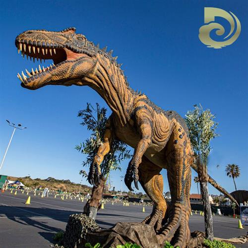景区激龙地产恐龙游乐员公园户外展览展景观可动模型仿真恐龙模型