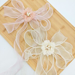 极速法式蝴蝶e结窗帘绑带一对装蕾丝纱帘捆绑带扎束带系带绑绳装