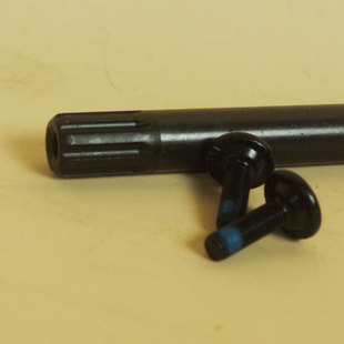 极速BMX轴心 HARO/kink各大通用中轴8键式K4130铬钼钢19mm轴棍黑