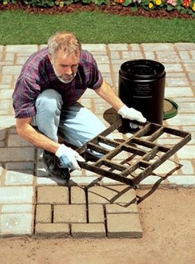 极速Garden Pgath Maker Mold Plastic DIY Manually Paving Ceme