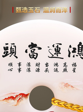 新品双龙献瑞祥龙k平安扣摆件招财客厅办公室桌面酒柜大气装饰开