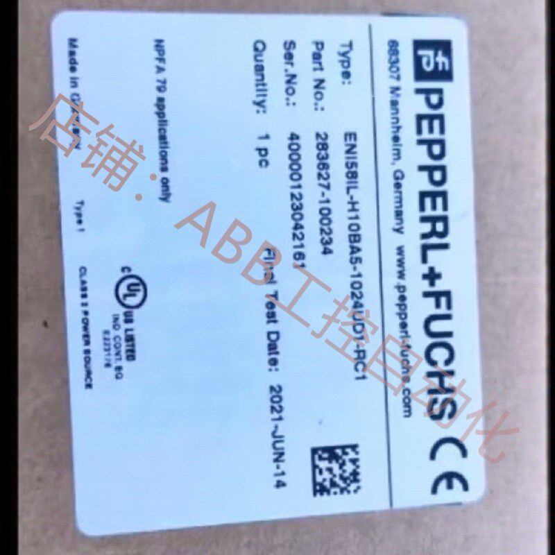 极速倍加福P+F编码器ENI58IL-H10BA5-1024-U D1W-RC1未拆封带