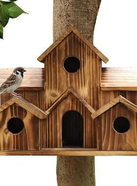 极速Bird House 6 Holes Large Space High SimulRation No Odor