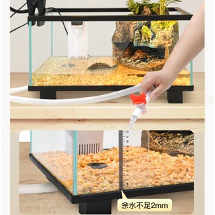 极速玻璃龟缸养乌龟专用缸周转z箱鱼龟混养特大号家用乌龟盆乌龟