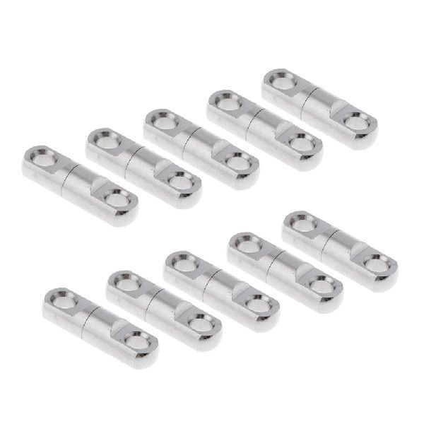 极速10pcs Heavy Dutpy Swivels Copper Alloy Fishing Swivels