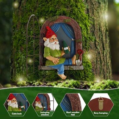 极速Garbden Gnome Statue Exquisite Garden Gnome Sculpture