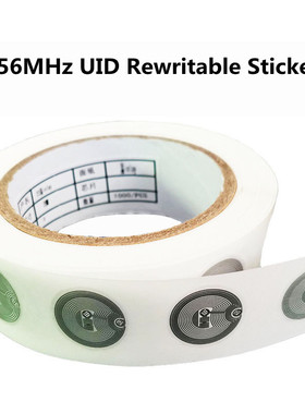 极速10pcs UID Changeable Stickers Wet Inlay RFID TaWgs Block