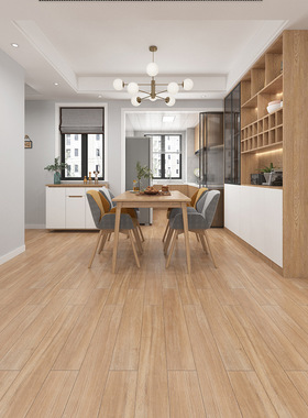 极速北欧卧室地板砖l通体全瓷仿实木地板砖 15x90灰色阳台防滑木