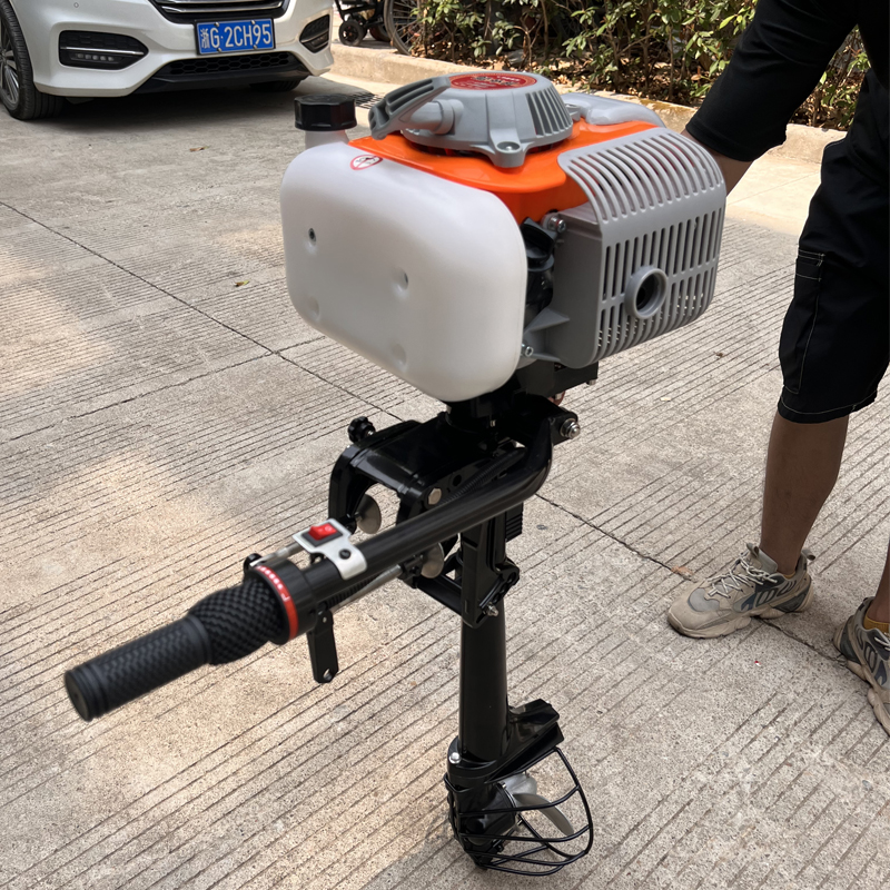 极速船外机汽油推进器船用u水下推动器四冲程挂浆机小橡皮艇马达