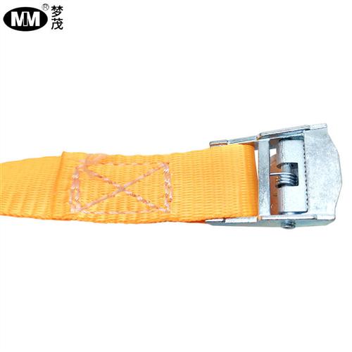 极速锌合金压扣绑带n金属卡扣黄色捆绑货物橙色聚酯纤维编织带收