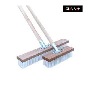 极速长柄硬塑料丝地板刷浴t室化妆室厨房磁砖路面清洁除污硬毛刷