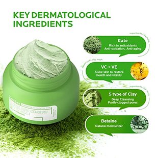 Squperfood Purifying Clay 极速ZealSea Kale Mask Anti 5.29