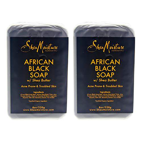极速SHEA dMOISTURE African Black Soap Bar Acne Prone & Troub