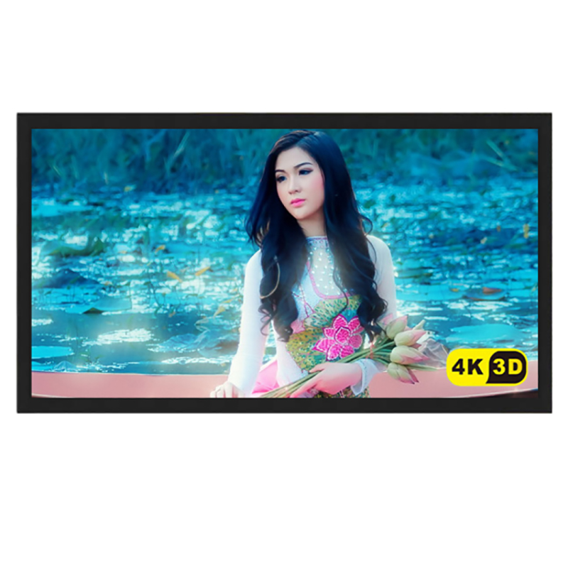 极速经科JK画框投影幕布投影机小边框N4-FL/W1玻纤灰幕1U26寸2.35