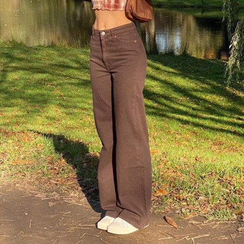 极速Vintage Yh2K Joggers Women Cargo Pants 90s Setwear Caram