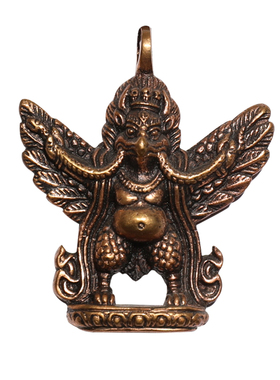 新品尼泊尔普巴金刚杵十字u杵大鹏金翅鸟密宗法器吊坠金刚橛挂件