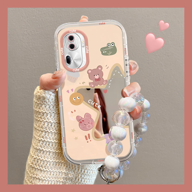 oppoReno全型号硅胶星星镜面软壳