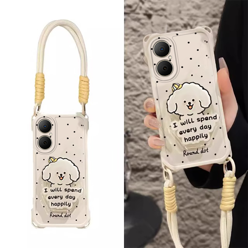 适用华为畅享系列狗狗支架手机壳