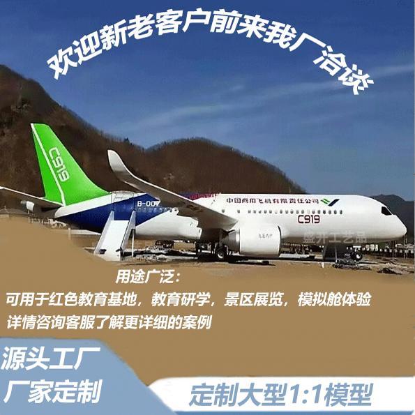 大型航空模拟舱仿真飞机乘务训练驾驶半仓展示模型设备客机餐厅