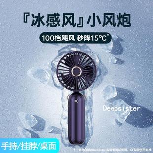 迷你充电款 手持小风扇usb折叠便携式 桌面学生宿舍办公静音电风扇