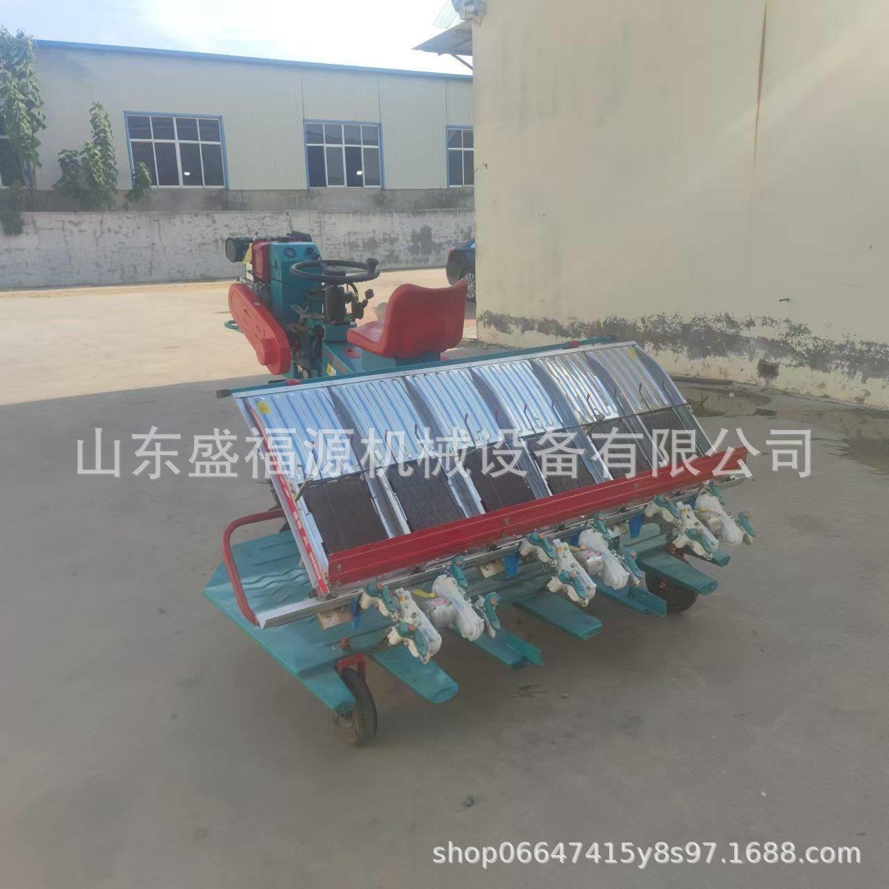 水稻插秧机新款手推前置电启动种植机自走式稻田