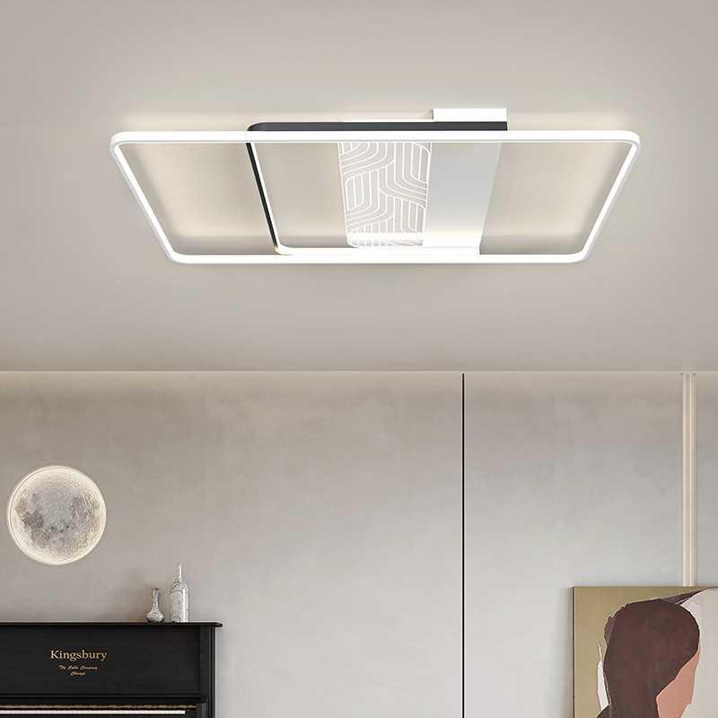 几何形led吸顶灯简约现代设计客厅房间卧室餐厅灯具大气创意室内