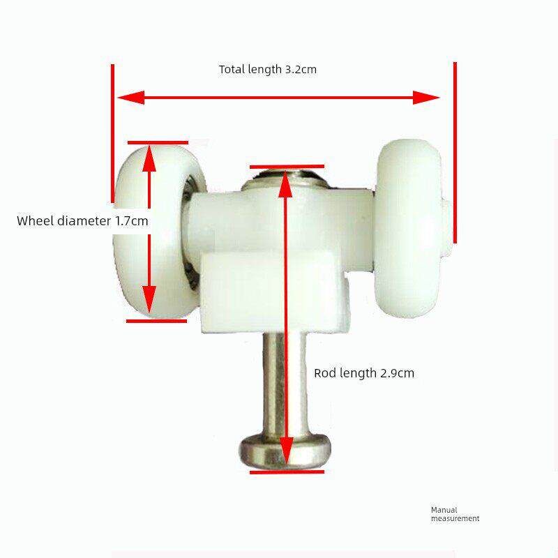 老款折叠门上轮小吊轮老式浴室门厨房玻璃移门小折叠门老款滑轮