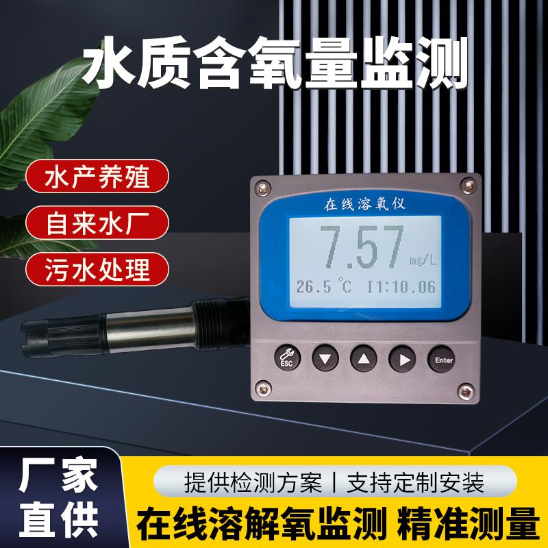 在线溶氧仪传感器污水处理水产养殖荧光法DO检测仪好氧含量