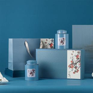 茶叶包装盒新款红色空盒子通用银针红绿茶大红袍铁罐一斤装空礼盒