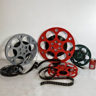 网红怀旧老电影婚庆店面壁挂道具35毫米16mm70mm电影底片片夹创意