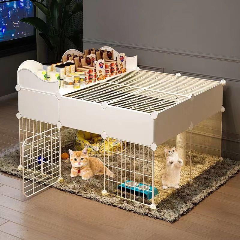 猫围栏猫笼子家用室内超大自由空间宠物猫咪幼猫小型隔离栅栏猫屋