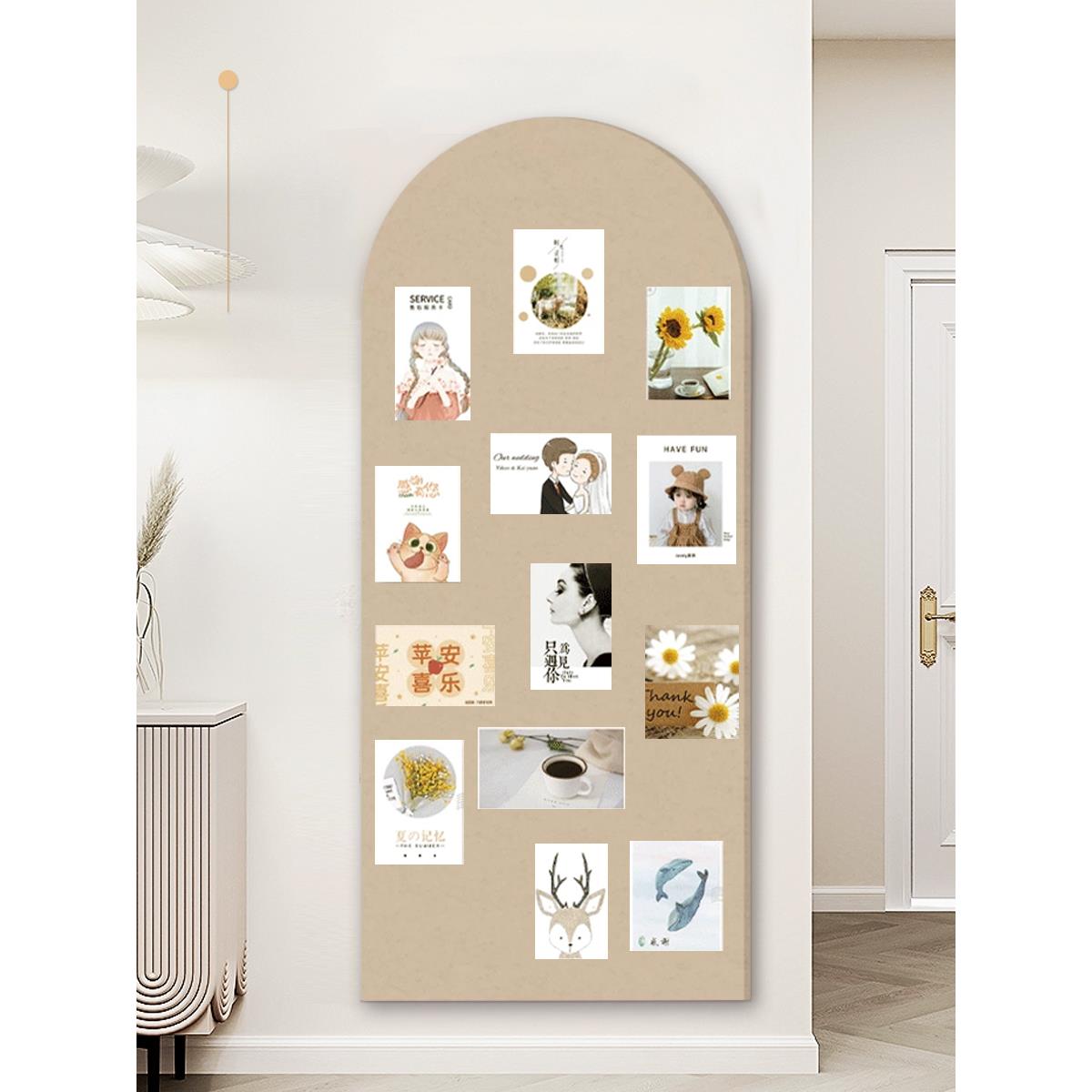 【分色墙】毛毡板墙贴照片墙背景板软木板留言板挂墙幼儿园文化墙