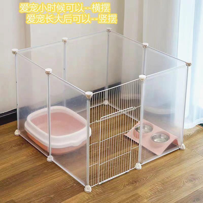 狗狗围栏室内家用狗笼小中型犬泰迪家用隔离门宠物护栏狗窝狗笼子