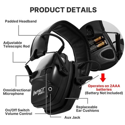 速发Tactical Shooting Electronic Earmuffs Hunting Headphones