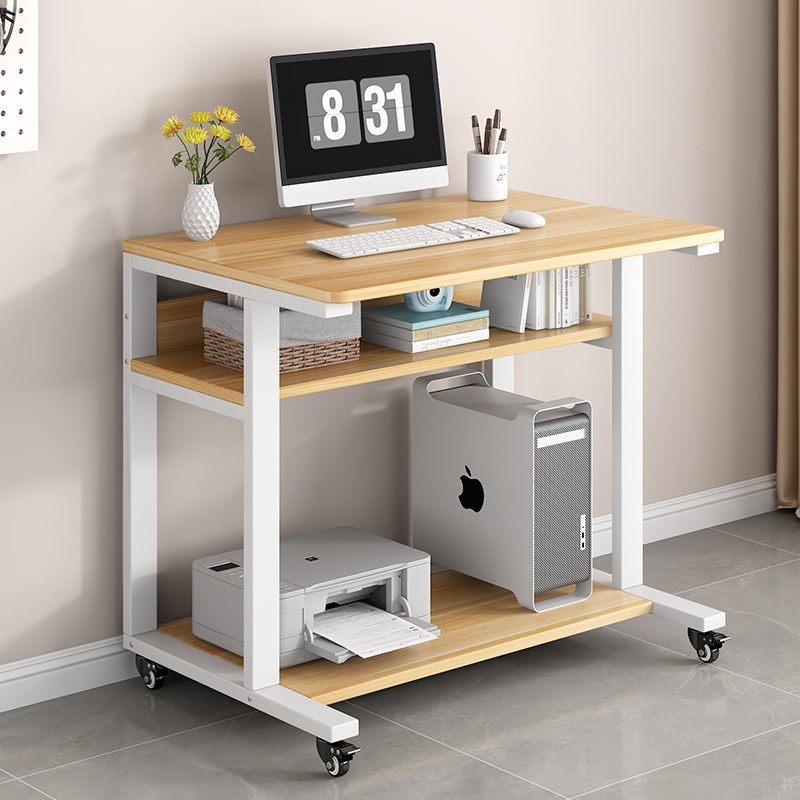 电脑桌台式小型家用小户型卧室床边桌简约现O代可移动学习笔记本