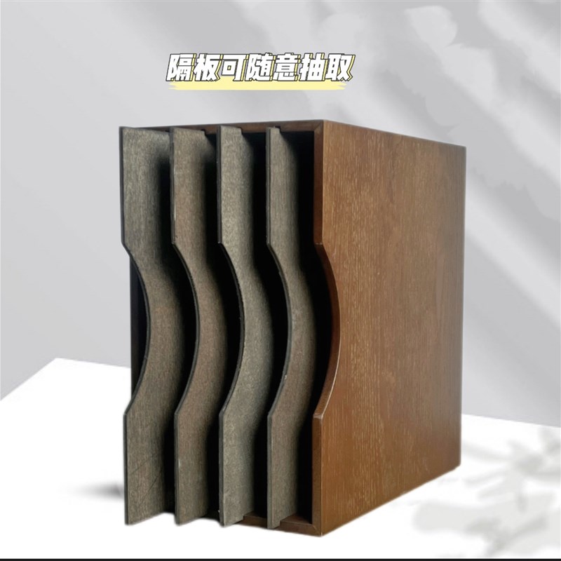 黑胶唱片架收纳层架收纳盒v留声机架子唱片机柜子CD收藏架储存盒