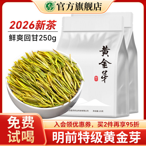 黄金芽2026新茶特级明前茶叶250g