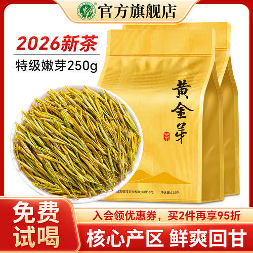 黄金芽2026新茶明前特级茶叶250g