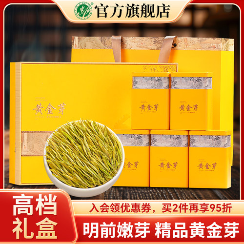 2026新茶黄金芽精品礼盒装250g