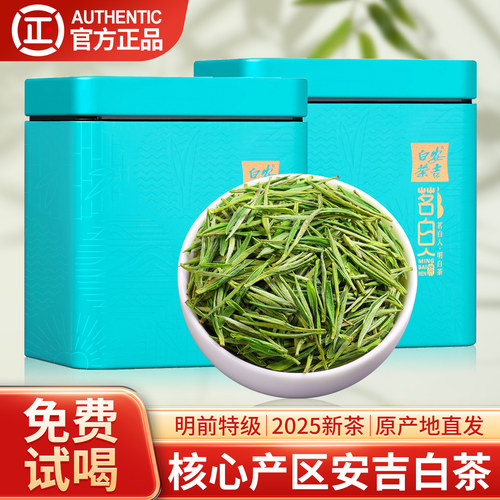 安吉白茶2025新茶特级明前绿茶