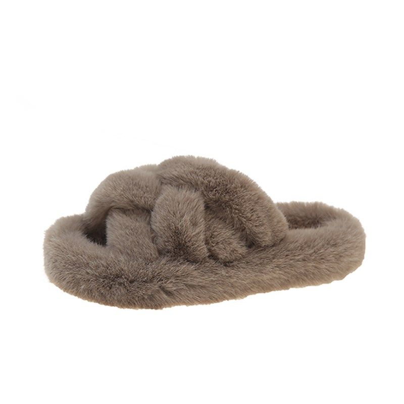 网红鞋冬毛毛拖鞋女2023春秋款厚底毛外穿毛拖时尚家居毛绒棉拖棉,女鞋,毛毛鞋,淘宝优惠券,粉丝福利购,淘宝优惠卷