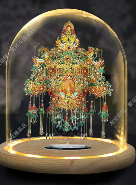 极速拼酷金翅鸟冠金属拼装模型专用配套底座发光防尘罩玻璃罩展示