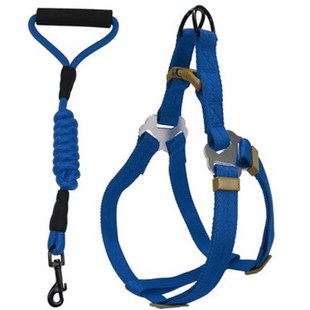 Solid Colo Leash 极速new Harness Pullin Adjuable